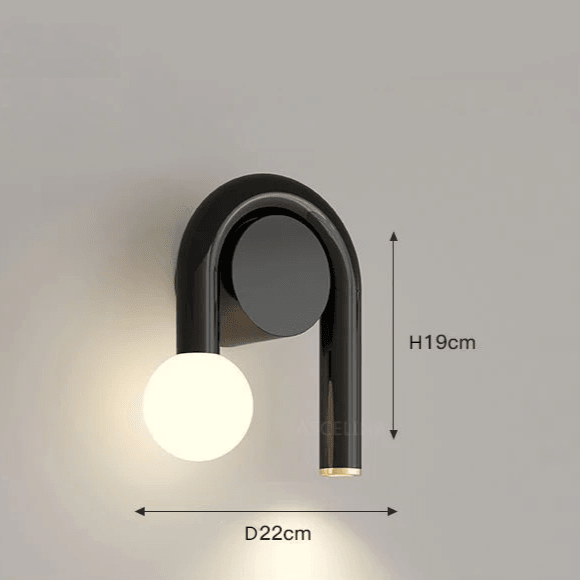 Arandela Contemporânea U - Casa Rezende