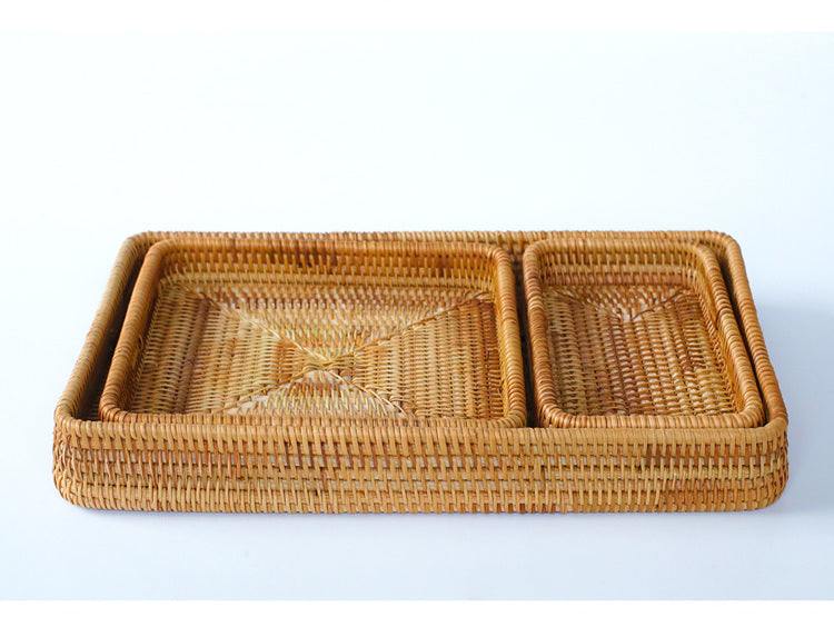 Bandeja de Palha em Rattan - Casa Rezende