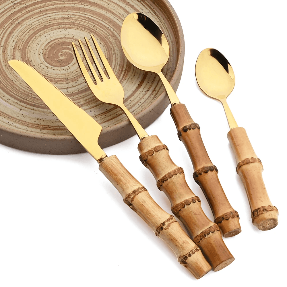 Conjunto de Talheres BambooFusion - Casa Rezende