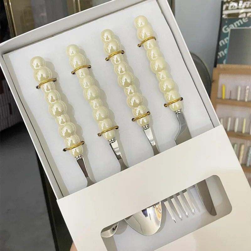 Conjunto de Talheres PearlGrace - Casa Rezende