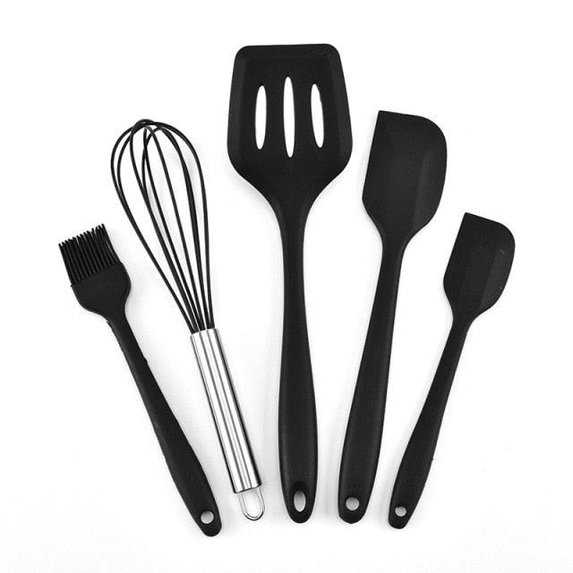 Conjunto de Utensílios Silicone KitchenGlow - Casa Rezende
