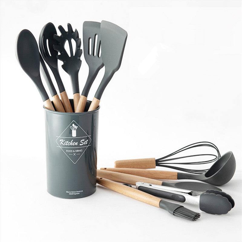 Conjunto de Utensílios Silicone KitchenGlow - Casa Rezende