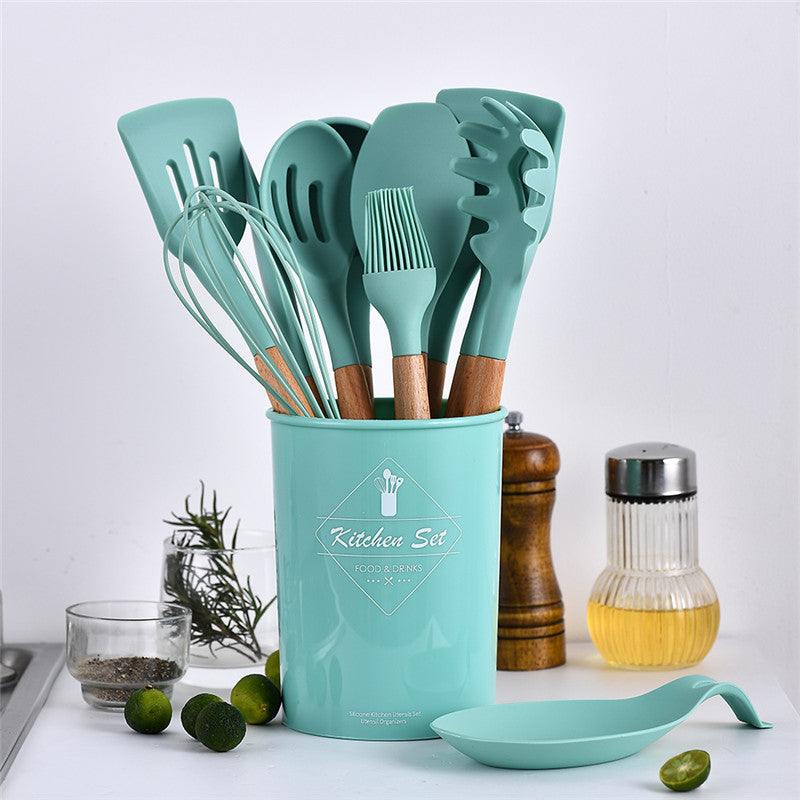 Conjunto de Utensílios Silicone KitchenGlow - Casa Rezende