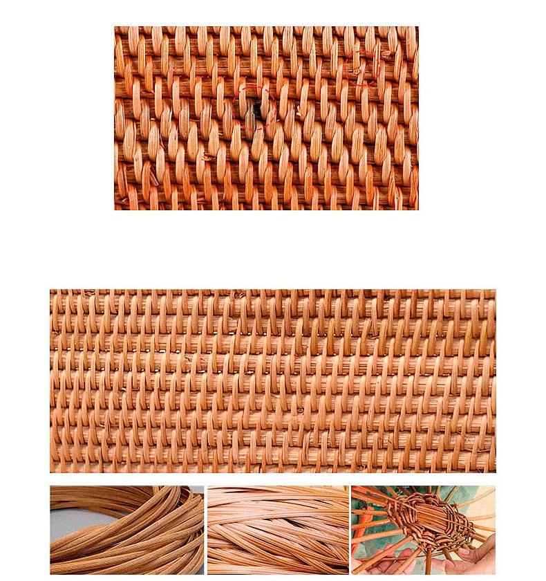 Conjunto Sousplat De Rattan - 6 peças - Casa Rezende