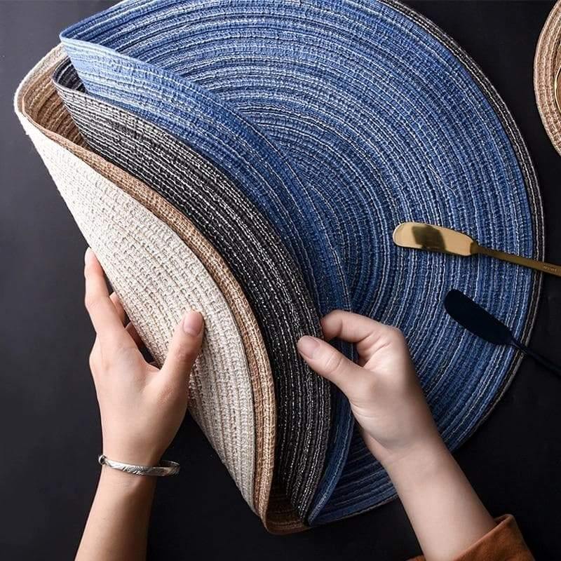 Jogo Americano 6 Peças Linho Antiderrapante Mesa Decoração - Casa Rezende