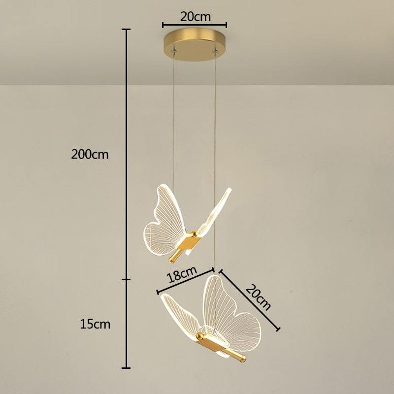Luminária de Teto Butterfly - Casa Rezende