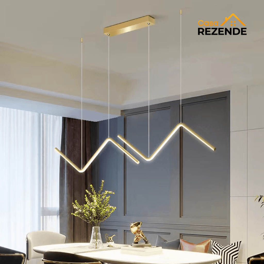 Lustre Moderno Raffiné - Casa Rezende