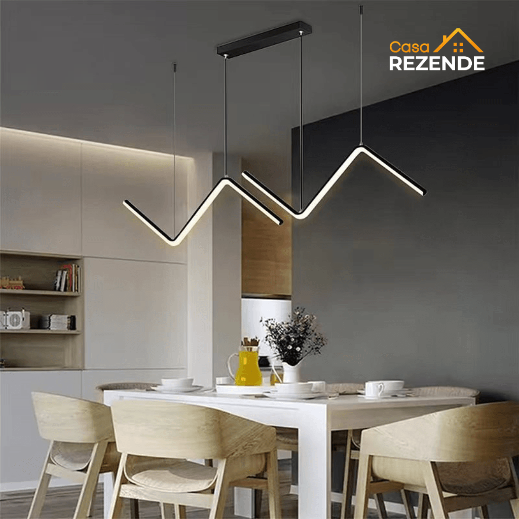 Lustre Moderno Raffiné - Casa Rezende
