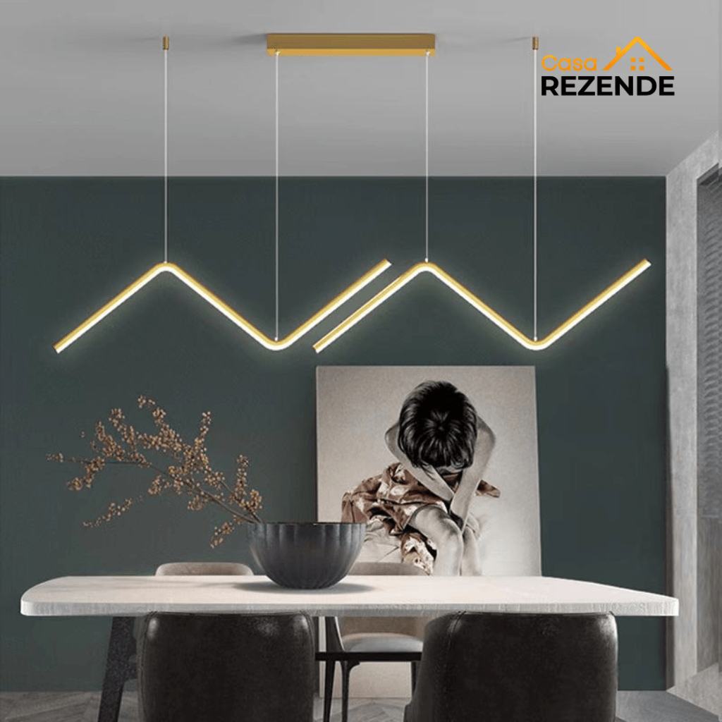 Lustre Moderno Raffiné - Casa Rezende