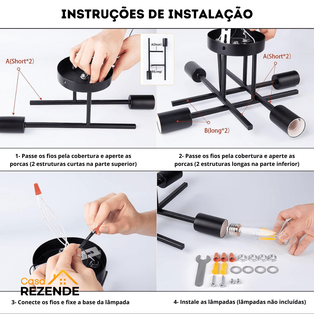 Lustre Opullence - Casa Rezende