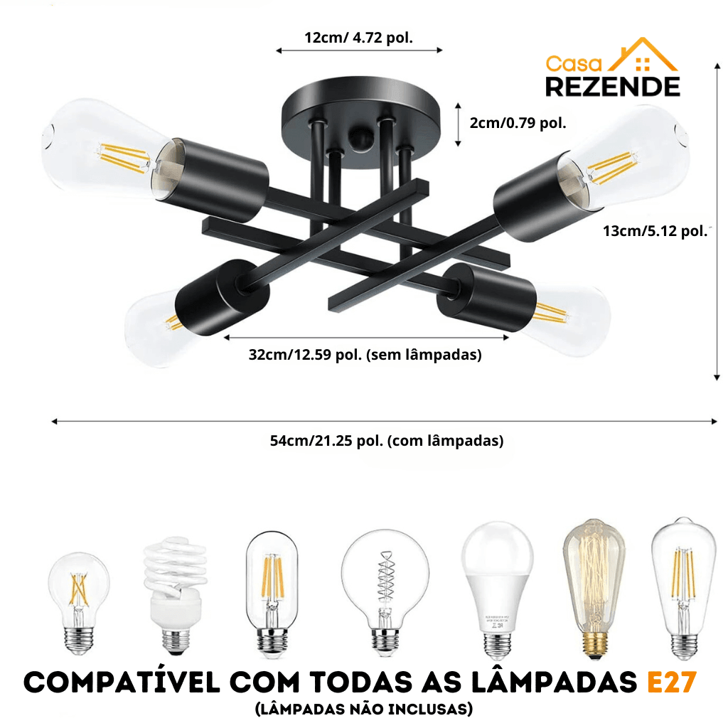 Lustre Opullence - Casa Rezende