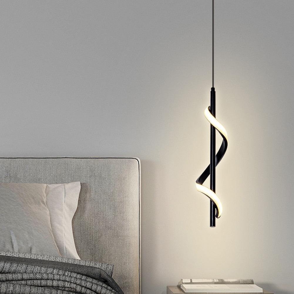 Pendentes & Arandelas Curvas em led - design moderno - Casa Rezende