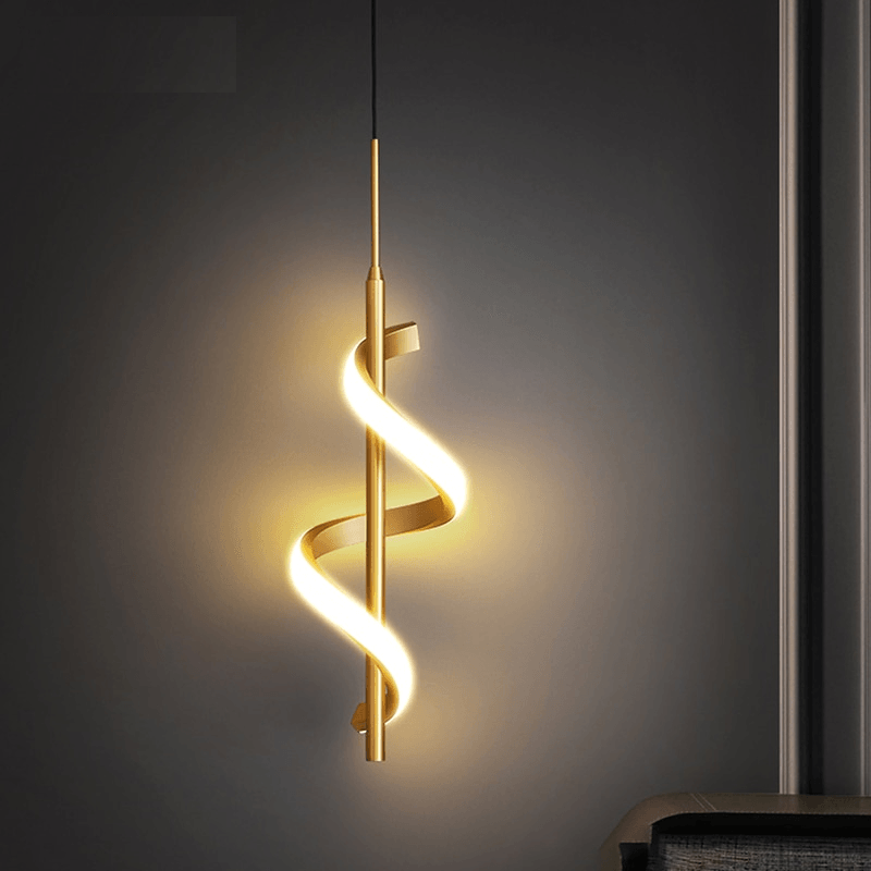 Pendentes & Arandelas Curvas em led - design moderno - Casa Rezende