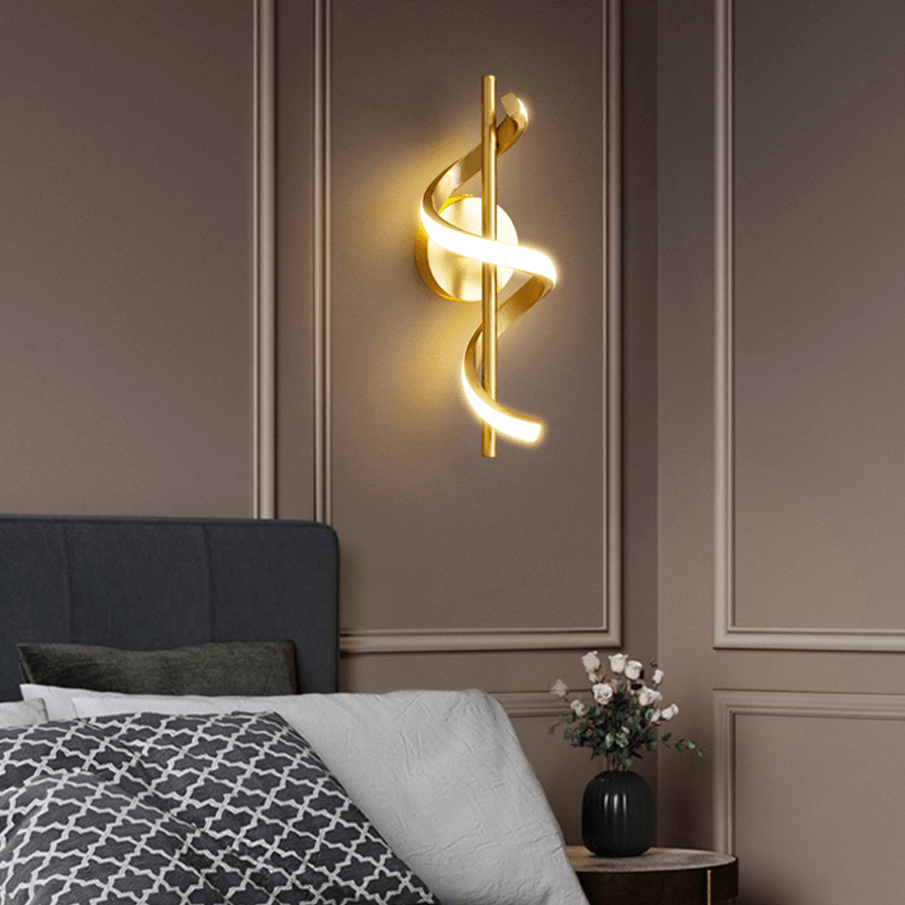 Pendentes & Arandelas Curvas em led - design moderno - Casa Rezende