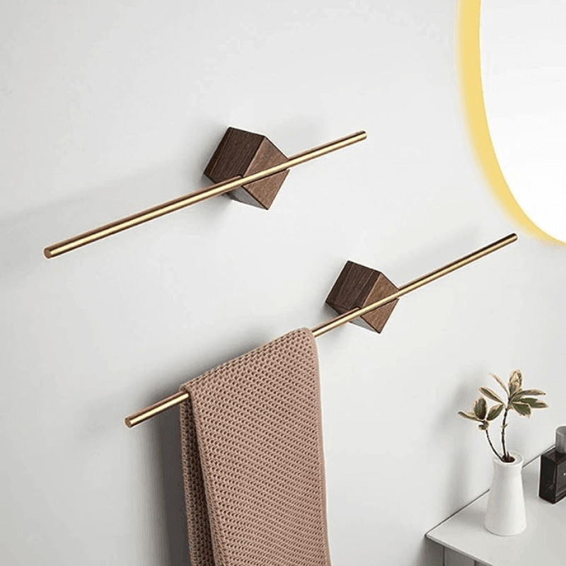 Toalheiro Para Banheiro Wooden - Casa Rezende