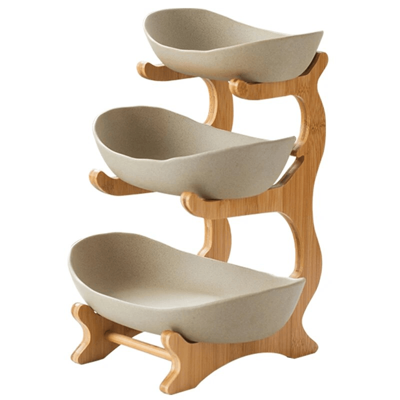 Fruteira de Mesa Bamboo™ - Casa Rezende