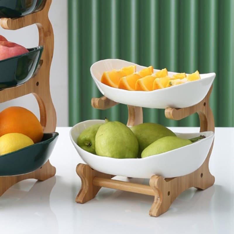 Fruteira de Mesa Bamboo™ - Casa Rezende