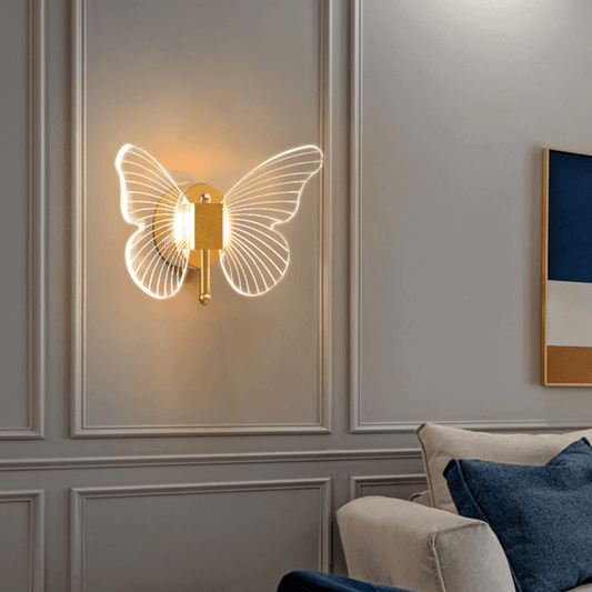 Linha de iluminação Butterfly - metal & led acrílico - Casa Rezende