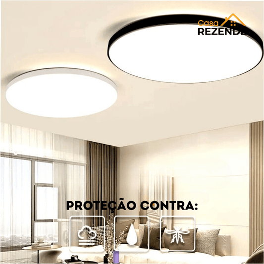 Luminária de Teto Elegance Circular - Casa Rezende