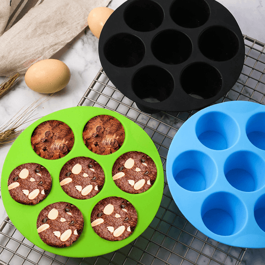 Molde de Silicone para Cup Cake para usar na Fritadeira Elétrica - Casa Rezende