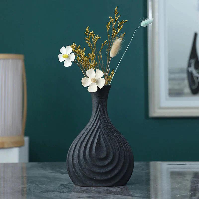 Vaso Jarro Noir Elegance - Casa Rezende